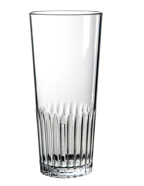 Beer glass ribbel