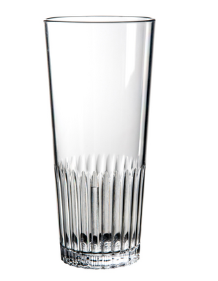 Beer glass ribbel